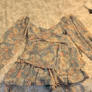 Floral Off-Shoulder Women's Top